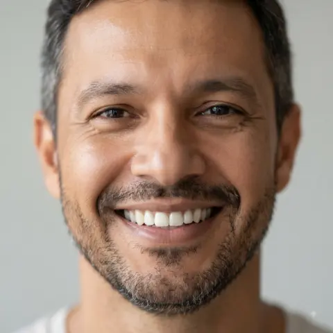 Simulação ilustrativa de antes